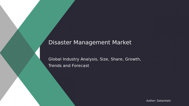 Disaster Management Market Competitive Outlook & Future Scope 2032
