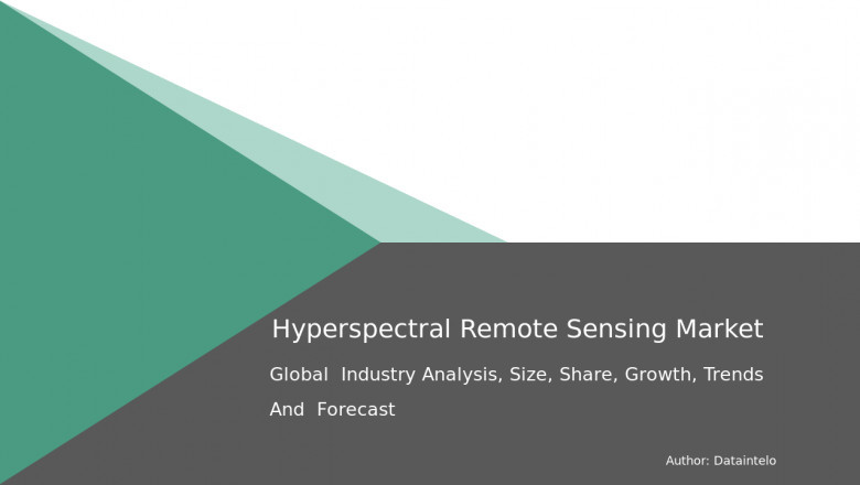 Hyperspectral Remote Sensing Market 2032: Key Market Developments & Insights