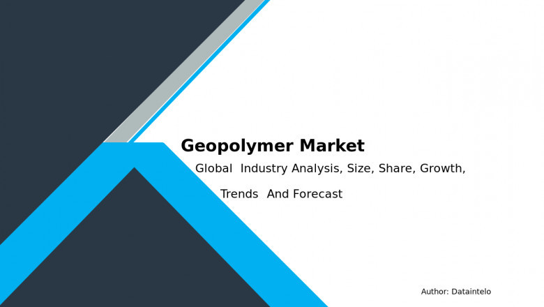 Geopolymer Industry Outlook &amp; Market Dynamics 2032