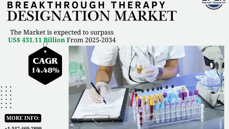 Breakthrough Therapy Designation Market Analysis, Growth, Demand, Business Scope and Future Opportunities 2034: SPER Market Research