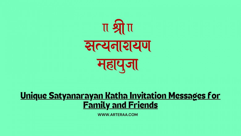 Unique Satyanarayan Katha Invitation Messages for Family and Friends