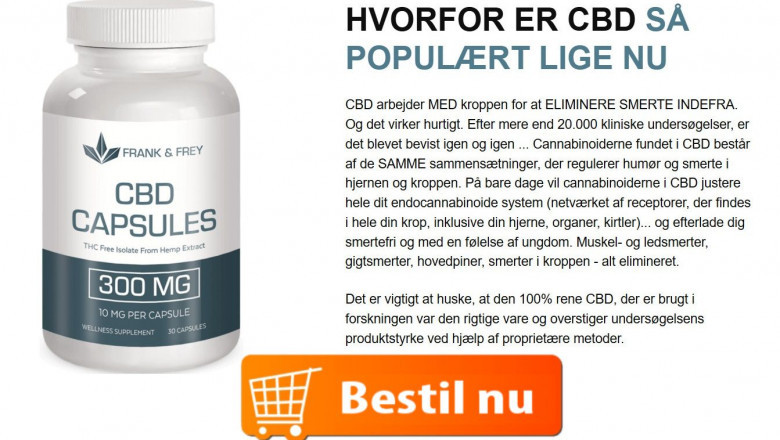 Frank & Frey CBD-kapslar – Få slut på smärta och sömnlöshet naturligt