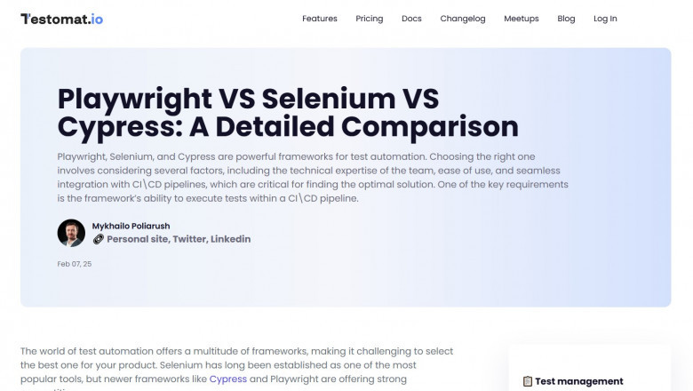 Playwright vs Selenium vs Cypress: Which Testing Framework Stands Out?