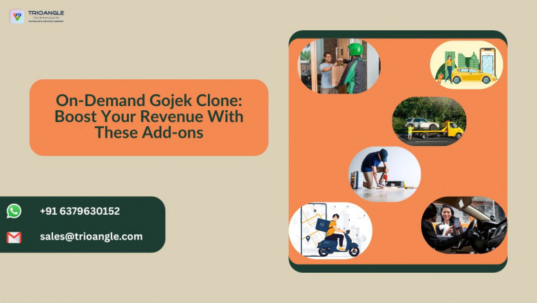 On-Demand Gojek Clone: Boost Your Revenue With These Add-ons
