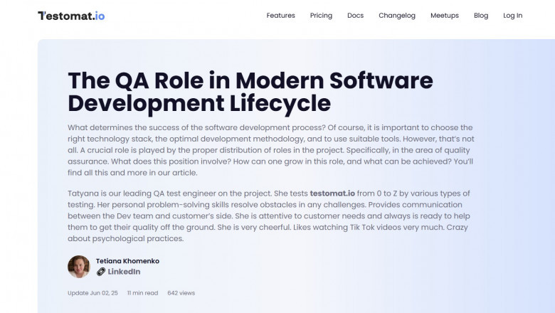 The Crucial Roles of QA in Modern Software Development Lifecycle