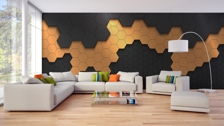 Geometric Patterns in Self-Adhesive Wallpaper: A Modern Touch for Any Room