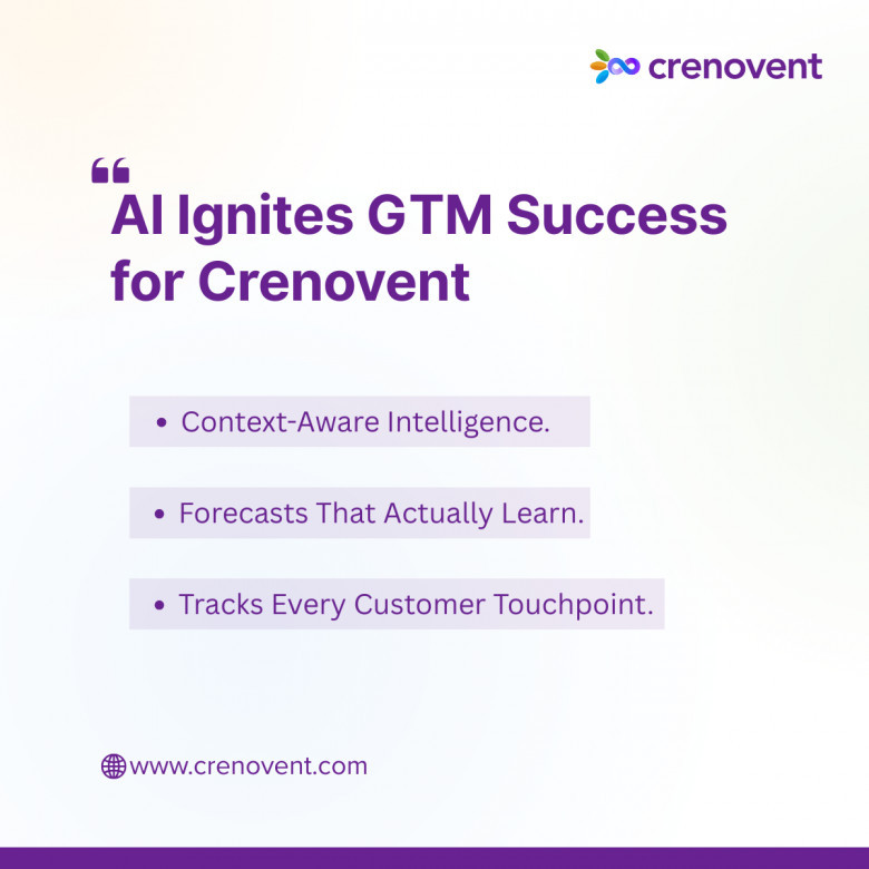 A sleek user interface displaying a conversational AI assistant named “Tell Me” integrated into a revenue operations dashboard. The screen showcases real-time sales forecasting, pipeline health metrics, and recommended next actions. Designed for revenue teams, the assistant responds to natural language queries and delivers contextual insights across sales, marketing, and RevOps functions. Branded with Crenovent’s modern design elements.