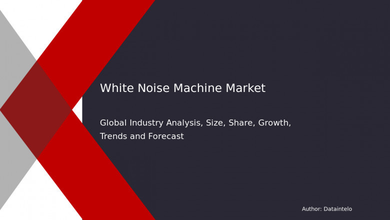 White Noise Machine Market Scope, Revenue, and Future Trends 2032