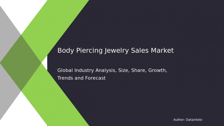 Comprehensive Analysis: Body Piercing Jewelry Sales Market 2032