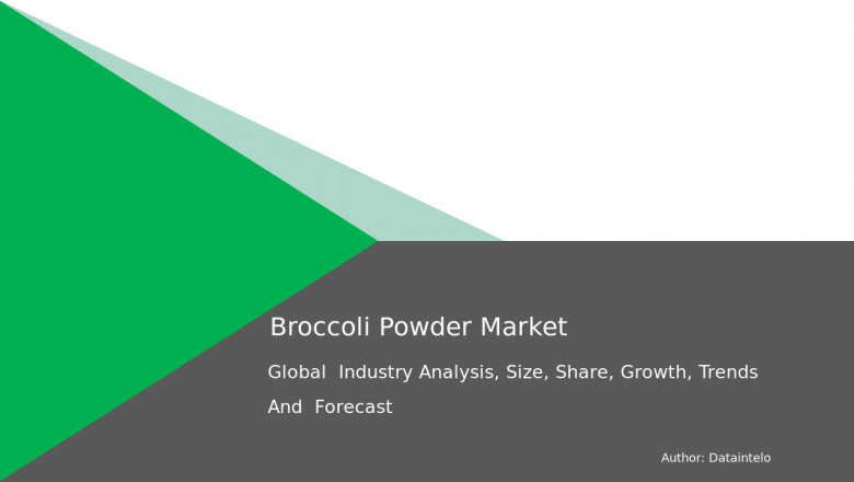 Broccoli Powder Market Overview: Trends, Growth & Forecast 2032