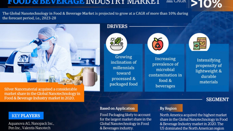 Nanotechnology in Food & Beverage Market Size, Growth, Share and Competitive Landscape - 2028