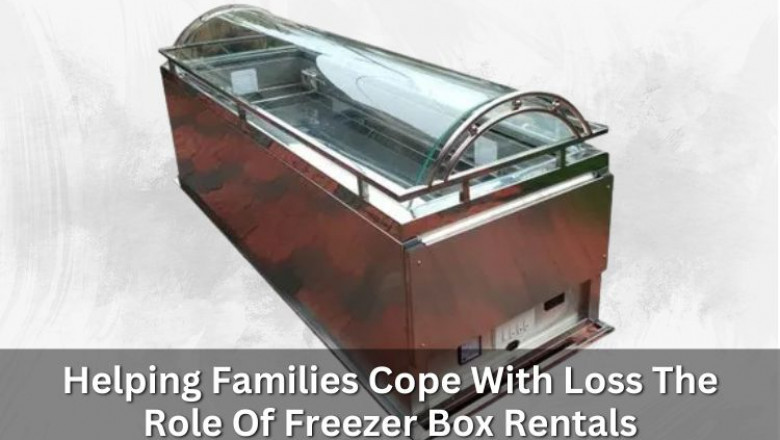 Helping Families Cope With Loss: The Role Of Freezer Box Rentals