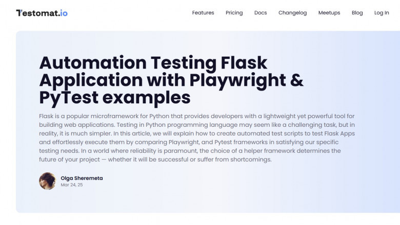 Mastering Flask Tests: Efficient Automation Testing for Flask Applications with Playwright and Pytest