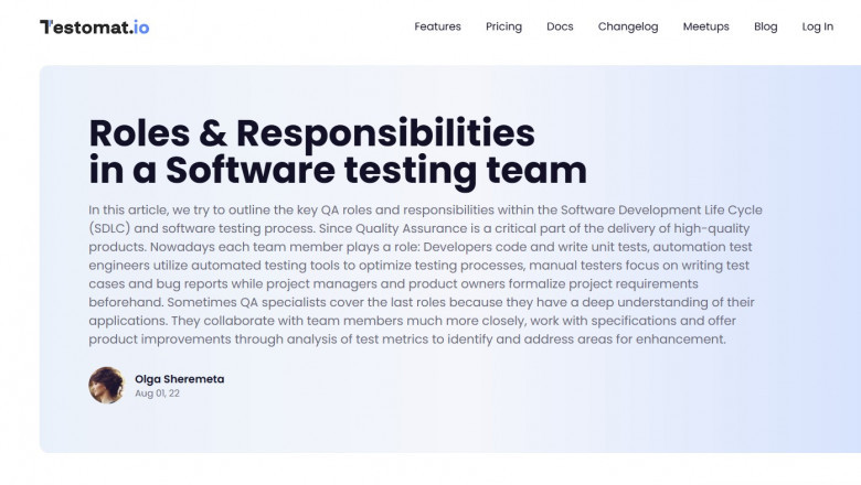 Understanding the Roles and Responsibilities in a Software Testing Team