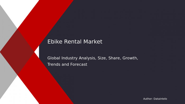 Global E-bike Rental Market Trends and Forecast Report 2032