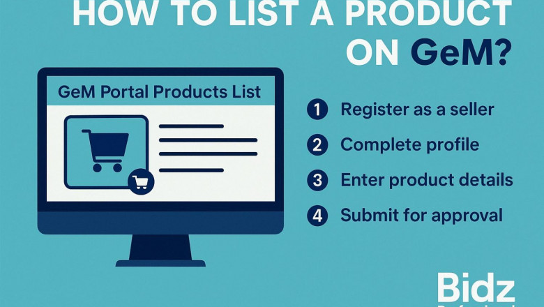 How Do I List a Product in GeM?