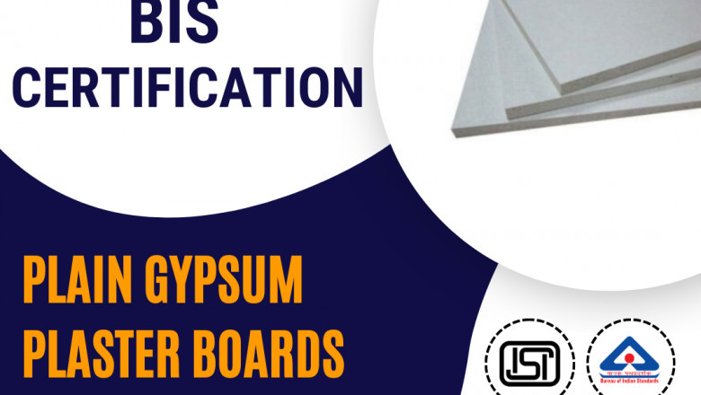 Essential Records for Plain Gypsum Plaster Boards Needed for BIS Certification