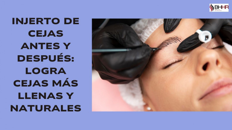 Injerto de Cejas Antes y Después: Logra Cejas Más Llenas y Naturales