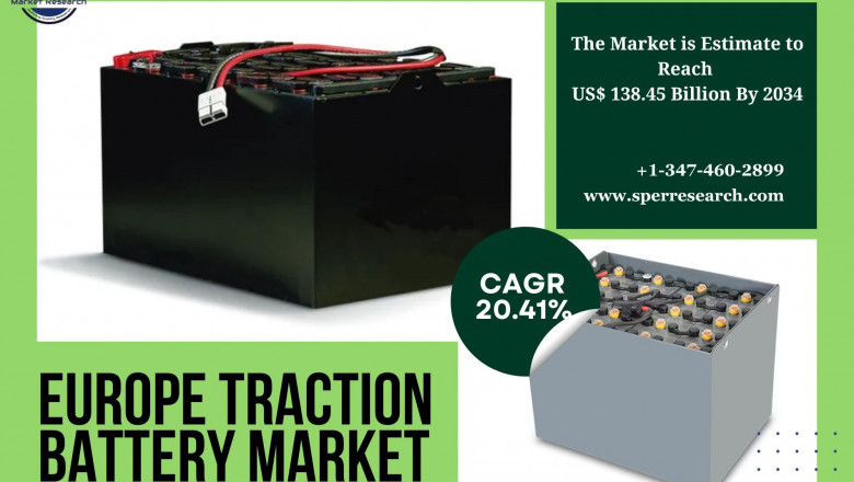 Europe Traction Battery Market Analysis, Trends, Scope and Future Opportunities 2034: SPER Market Research