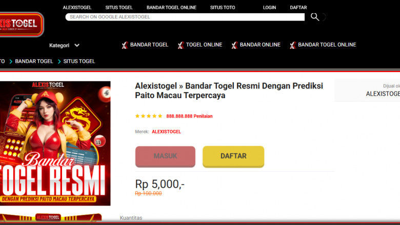 Alexistogel: Bandar Togel Online Terpercaya dengan Paito Macau & Pasaran Paling Lengkap