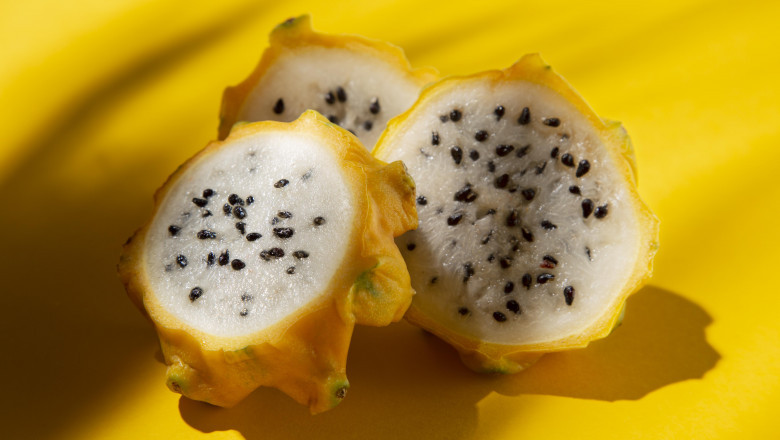 How to Eat Yellow Dragon Fruits Properly