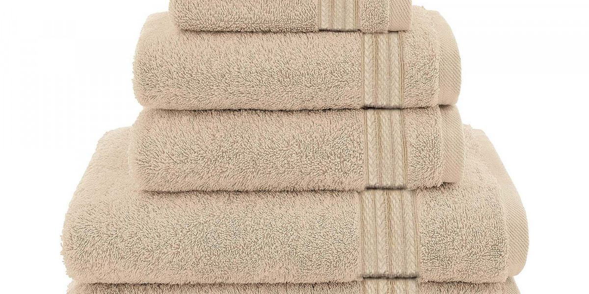 Transform Your Bathing Experience with the TEXTILIA™ Set of 6 Bath Towel Set – Beige