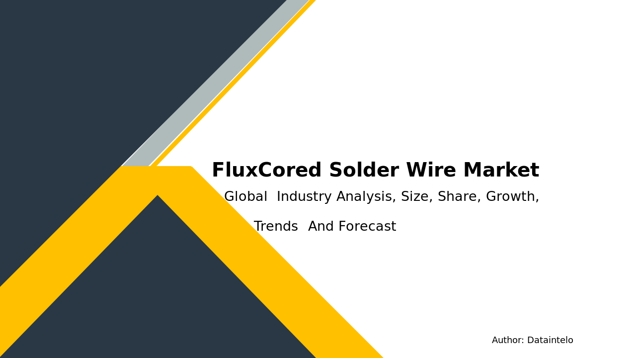 Flux-Cored Solder Wire Market Research Report 2032